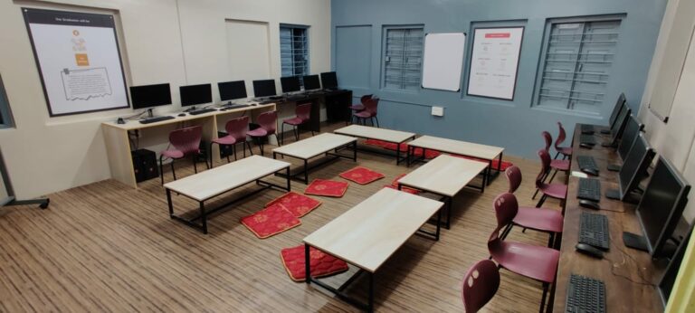 Students at the Project Buniyaad Center of Excellence in Pune
