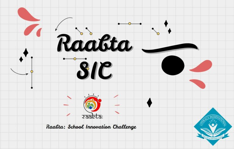 School leaders presenting at the Raabta Innovation Challenge